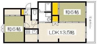 Casa井口B棟　の物件間取画像